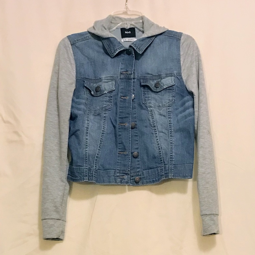 H&M Brand (BDG) denim/cloth jacket combo, M